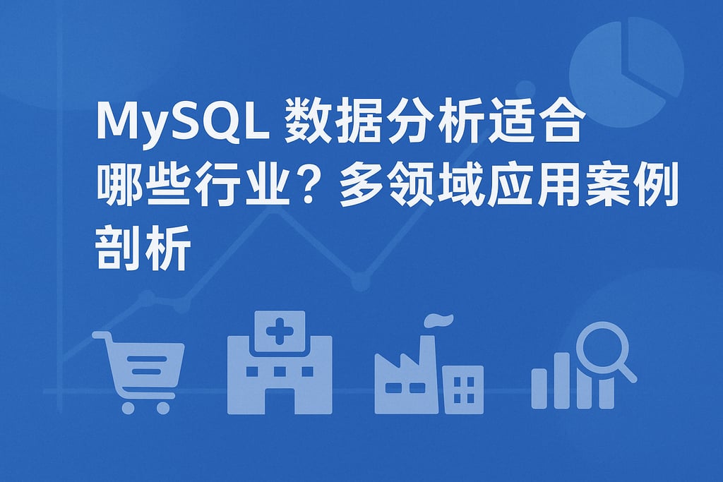 mysql数据分析适合哪些行业？多领域应用案例剖析