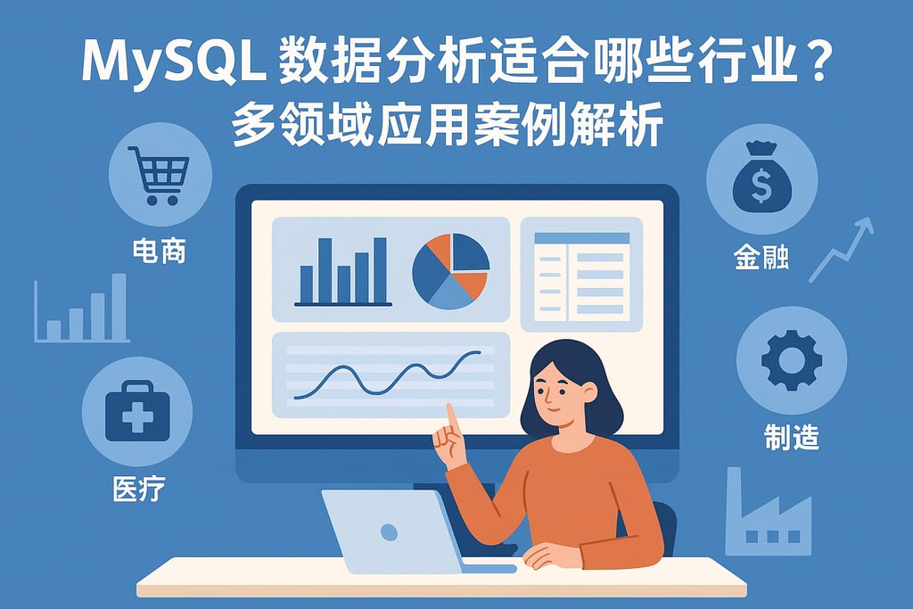 mysql数据分析适合哪些行业？多领域应用案例解析