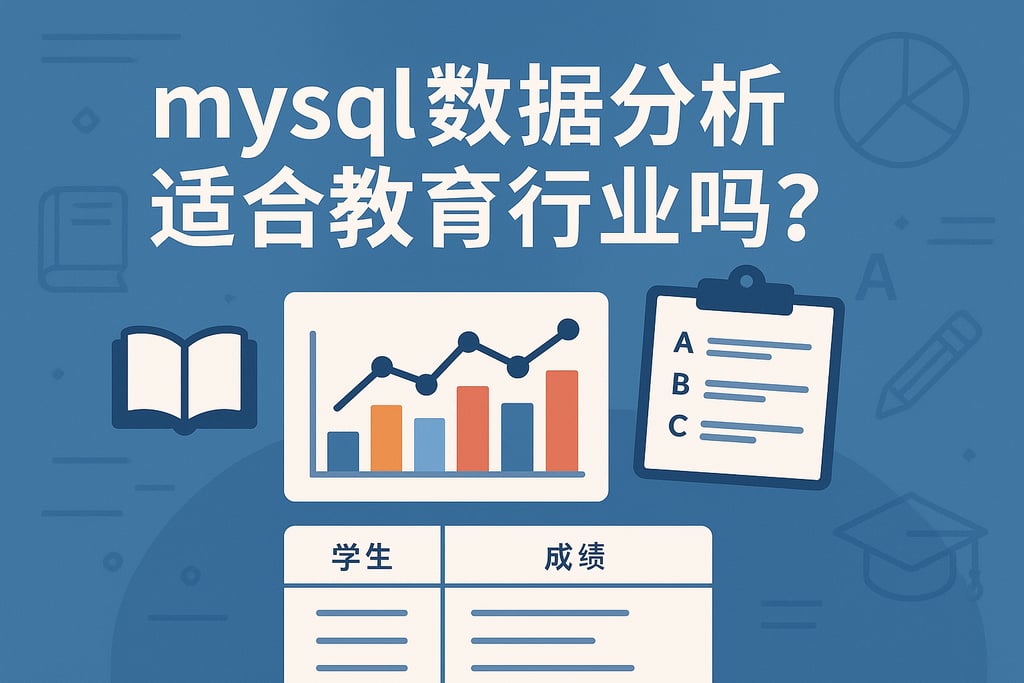 mysql数据分析适合教育行业吗？学生成绩与课程数据分析