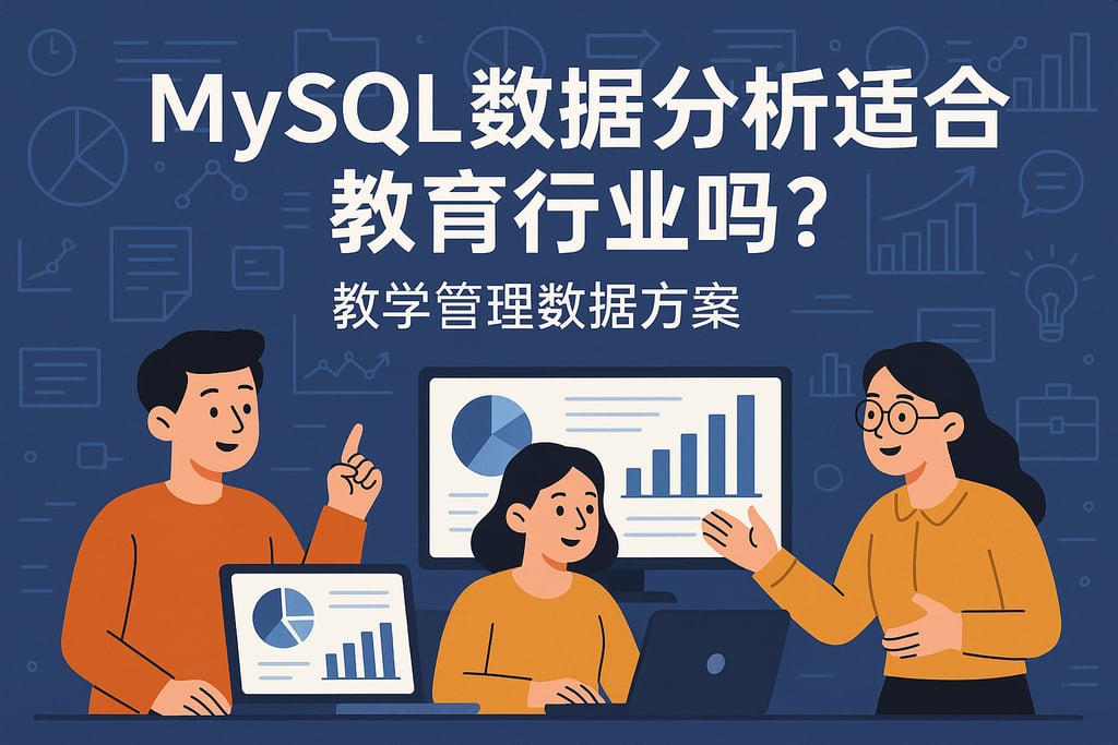 mysql数据分析适合教育行业吗？教学管理数据方案