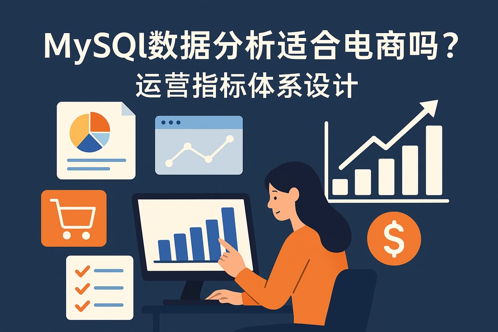 mysql数据分析适合电商吗？运营指标体系设计