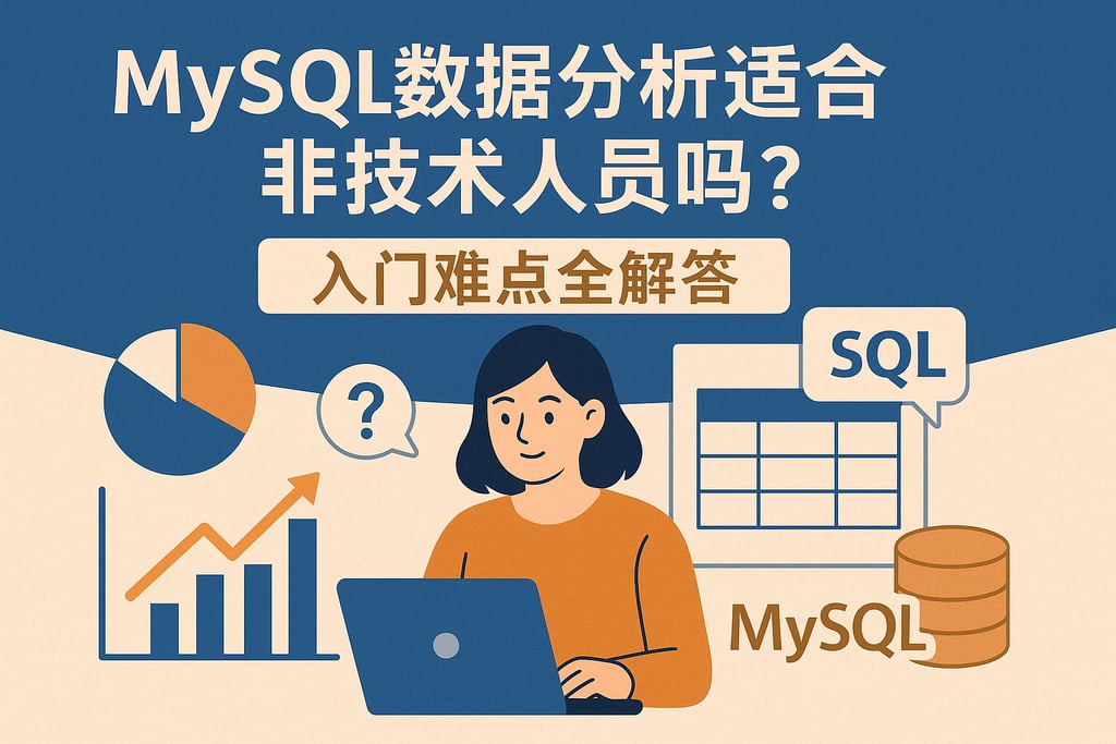 mysql数据分析适合非技术人员吗？入门难点全解答