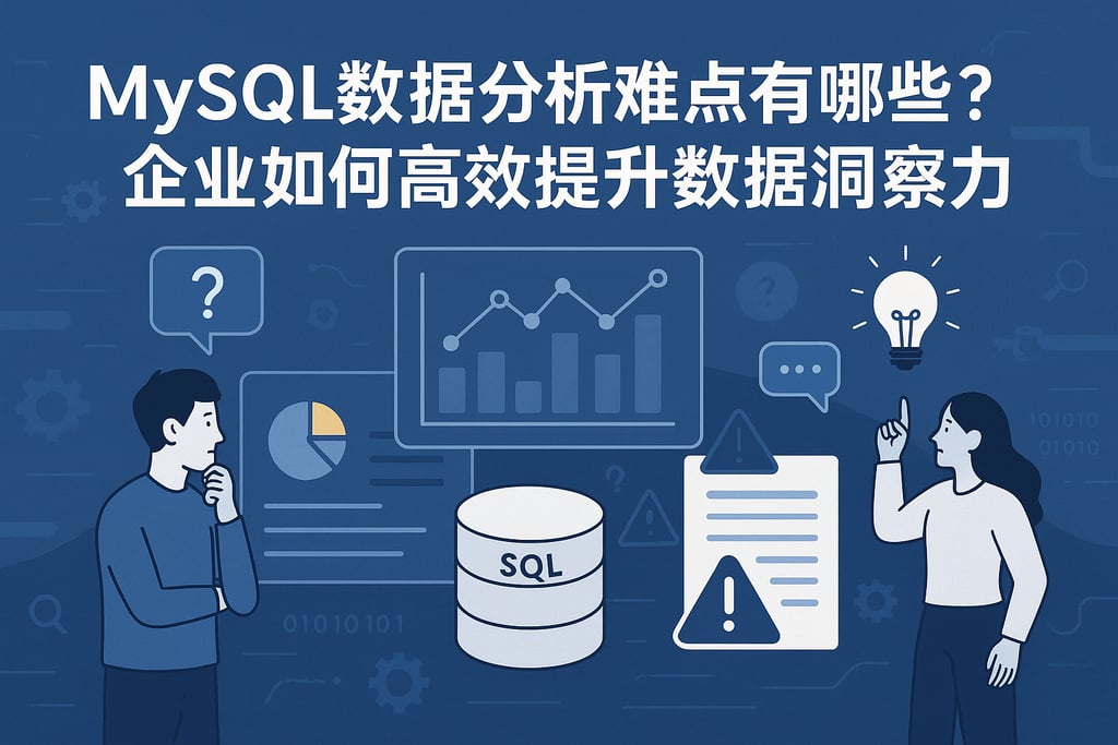 mysql数据分析难点有哪些？企业如何高效提升数据洞察力