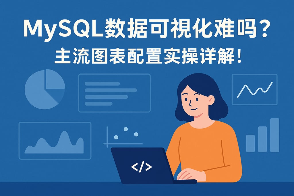 mysql数据可视化难吗？主流图表配置实操详解！