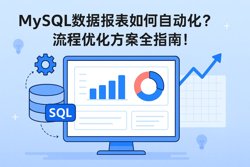 mysql数据报表如何自动化？流程优化方案全指南！