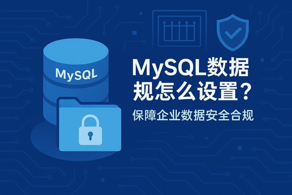 mysql数据权限怎么设置？保障企业数据安全合规