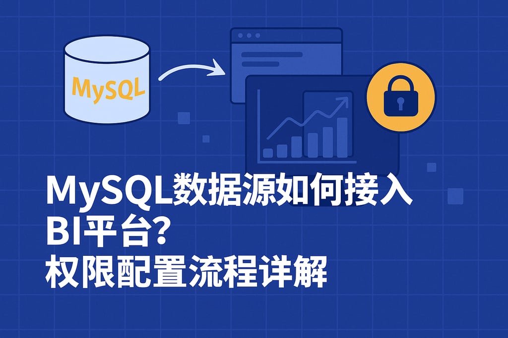 mysql数据源如何接入BI平台？权限配置流程详解