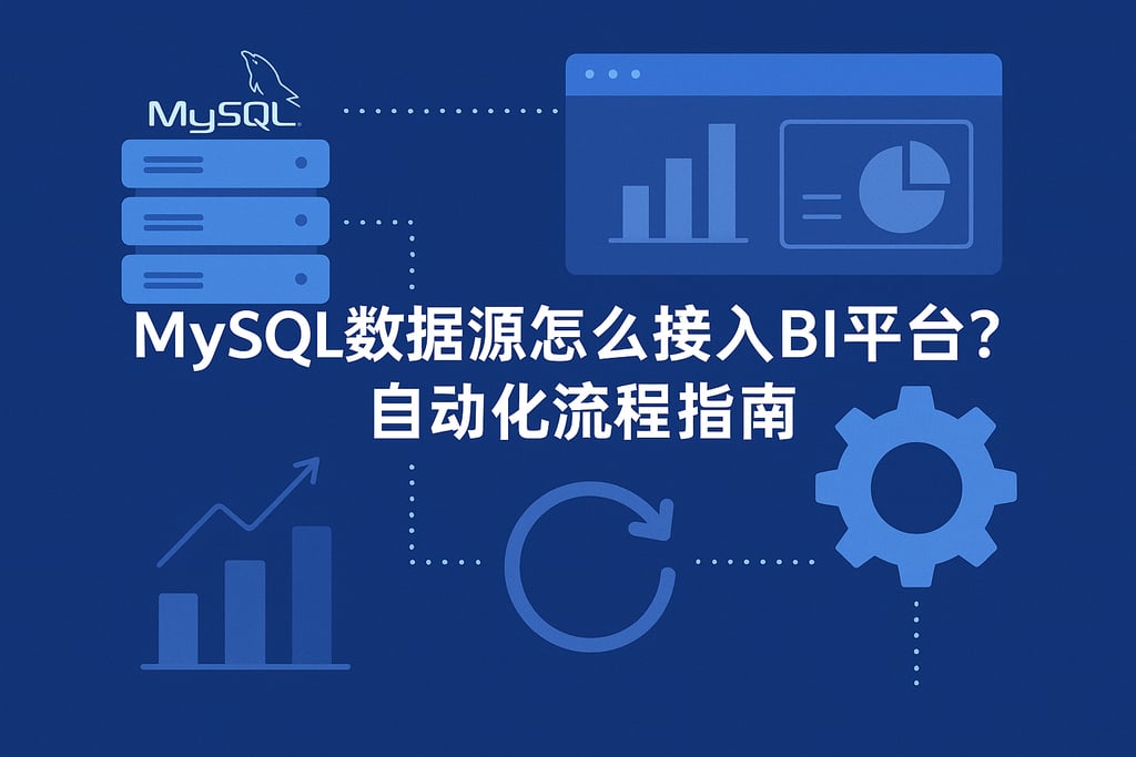 mysql数据源怎么接入BI平台？自动化流程指南
