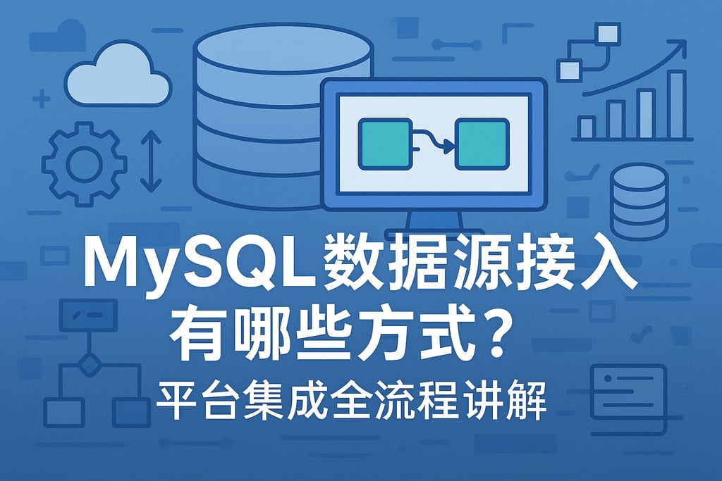 mysql数据源接入有哪些方式？平台集成全流程讲解