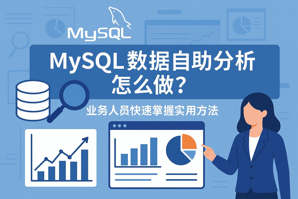 mysql数据自助分析怎么做？业务人员快速掌握实用方法