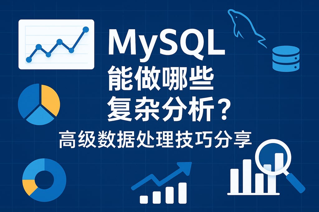 mysql能做哪些复杂分析？高级数据处理技巧分享