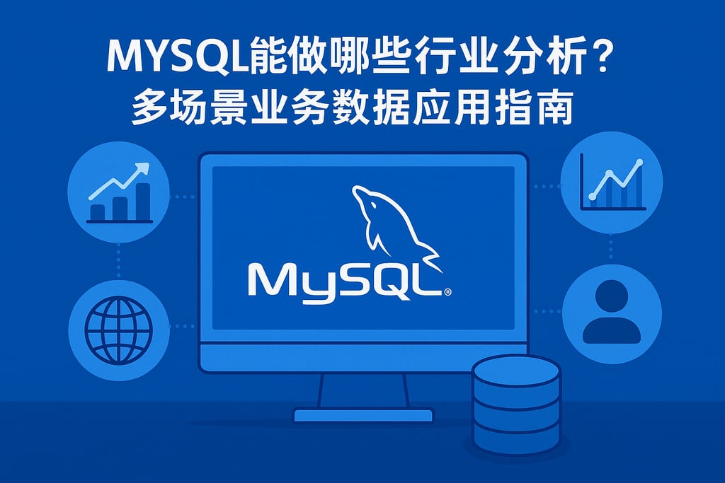 mysql能做哪些行业分析？多场景业务数据应用指南