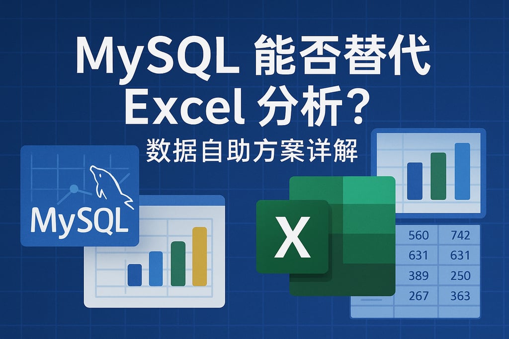 mysql能否替代Excel分析？数据自助方案详解