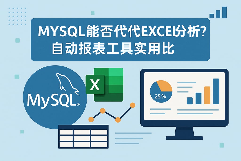 mysql能否替代Excel分析？自动报表工具实用对比