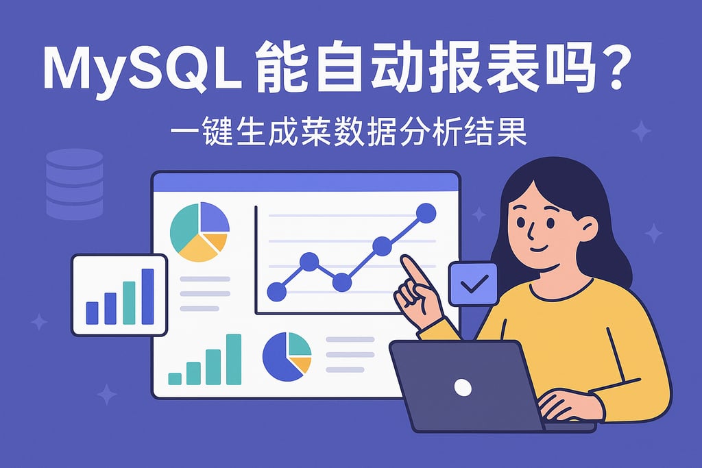 mysql能实现自动报表吗？一键生成数据分析结果