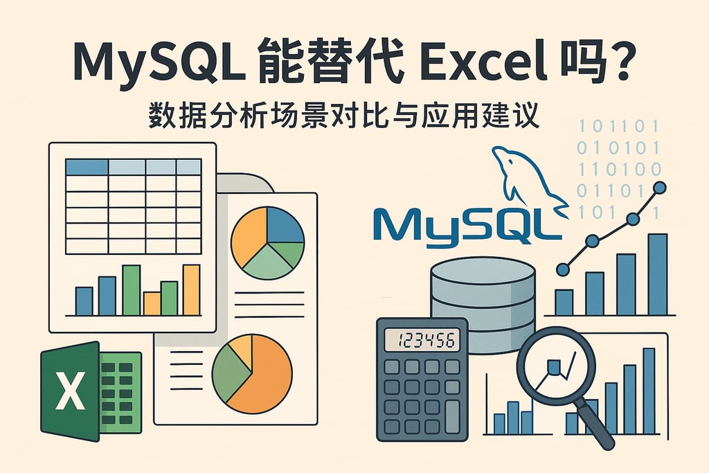mysql能替代Excel吗？数据分析场景对比与应用建议