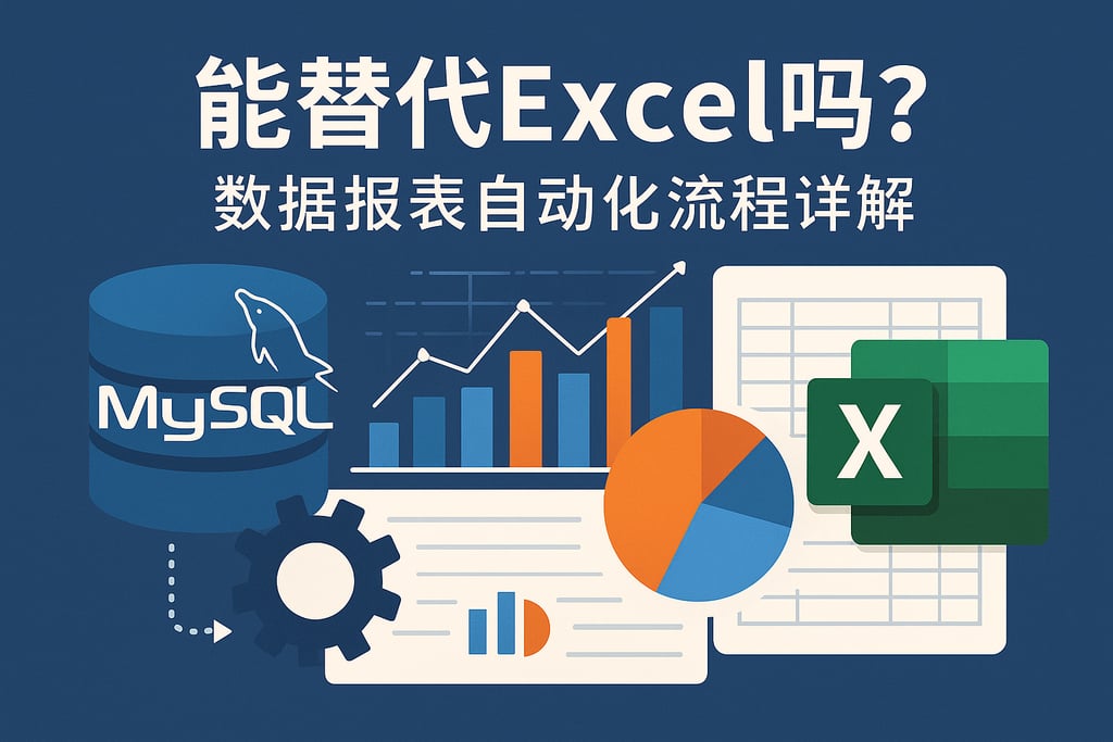 mysql能替代Excel吗？数据报表自动化流程详解