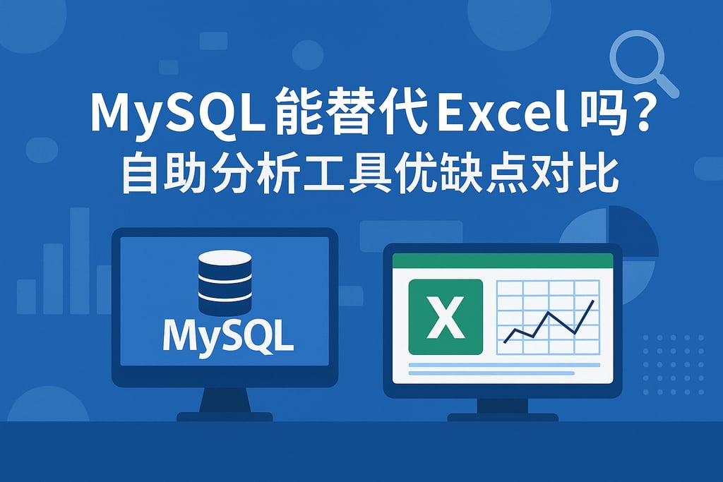 mysql能替代Excel吗？自助分析工具优缺点对比