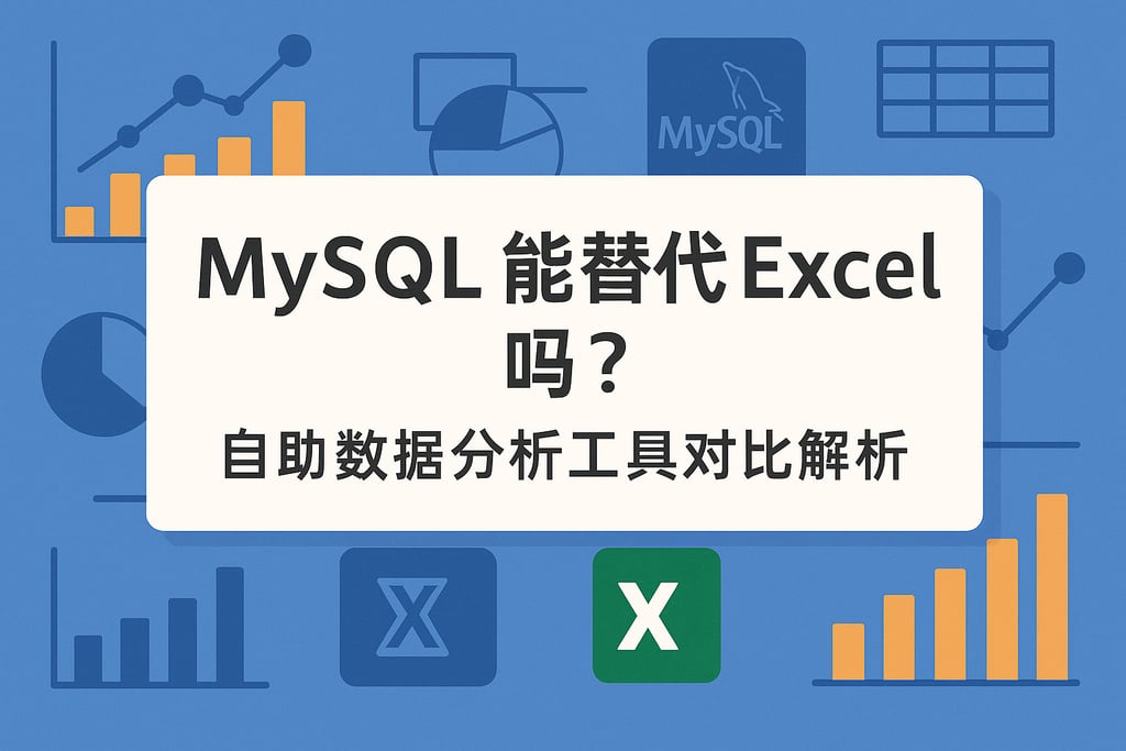 mysql能替代Excel吗？自助数据分析工具对比解析