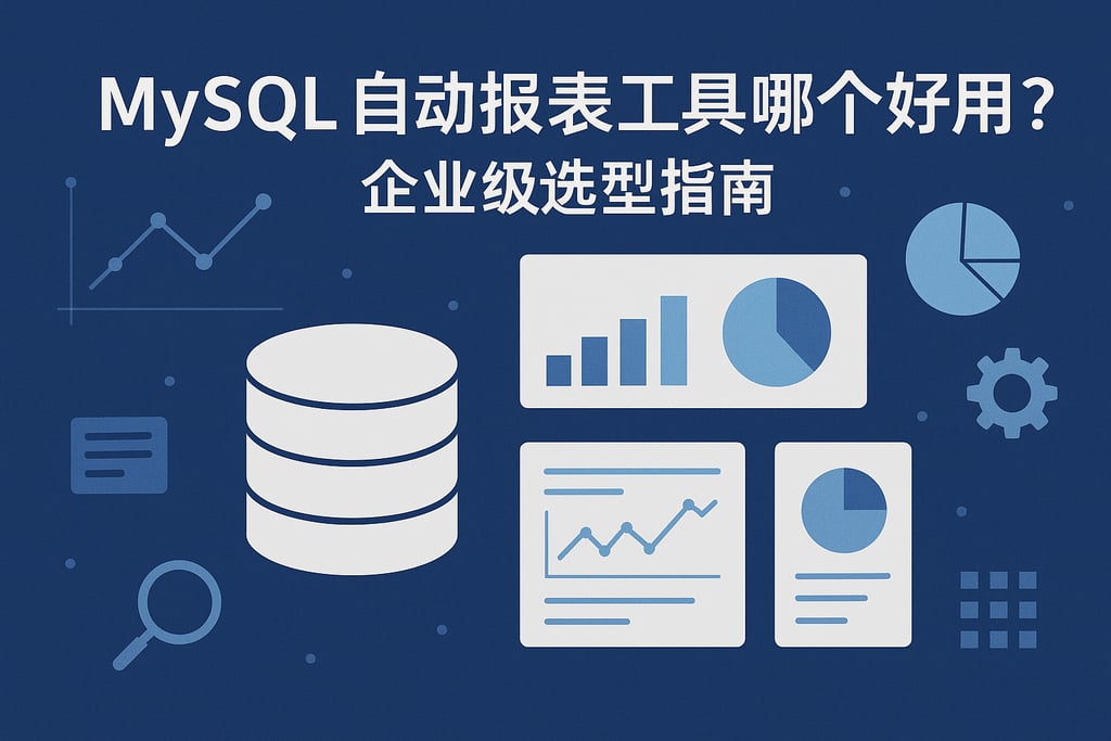 mysql自动报表工具哪个好用？企业级选型指南