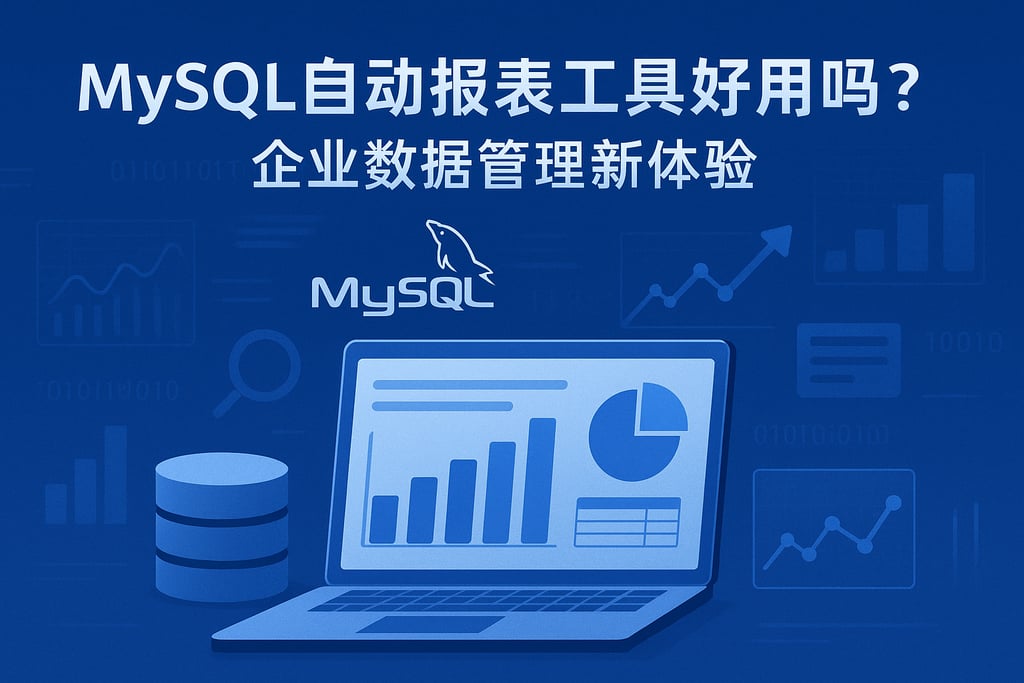mysql自动报表工具好用吗？企业数据管理新体验