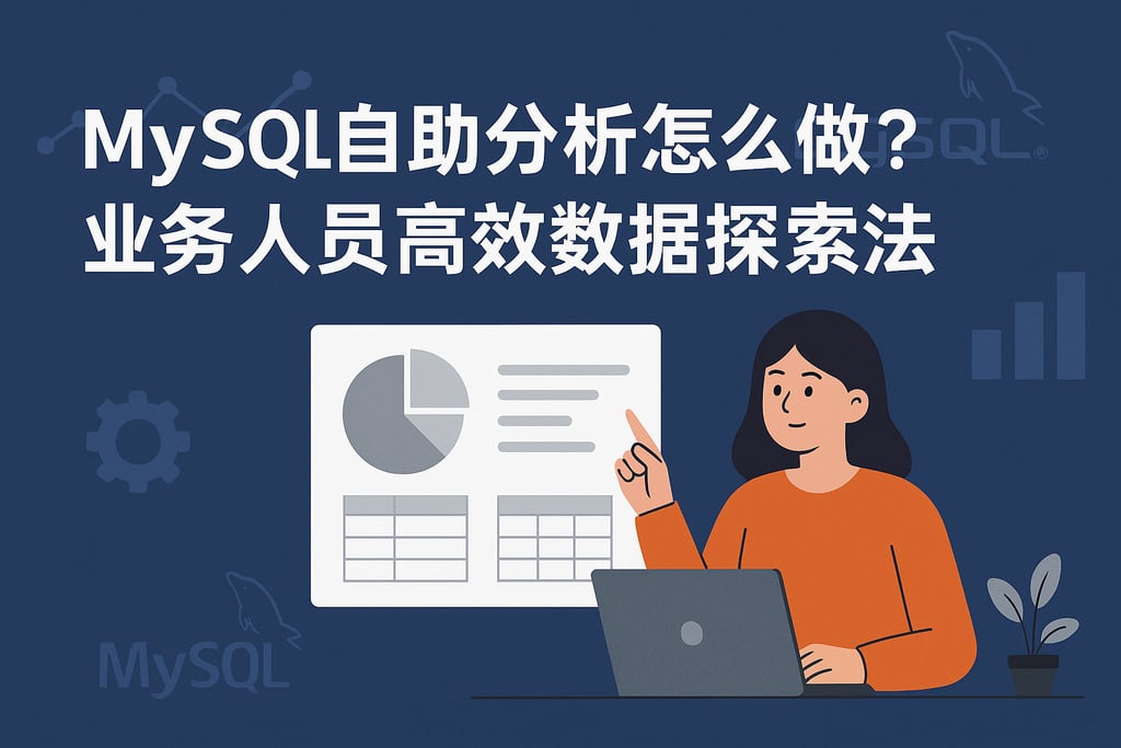 mysql自助分析怎么做？业务人员高效数据探索法