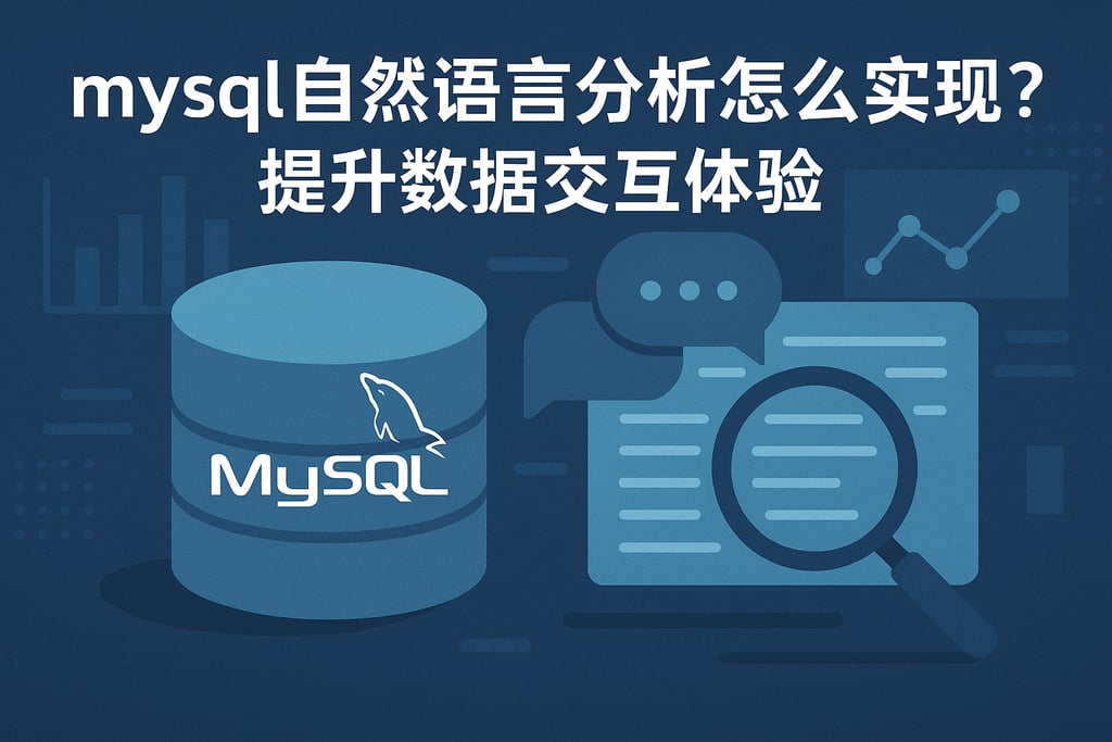 mysql自然语言分析怎么实现？提升数据交互体验