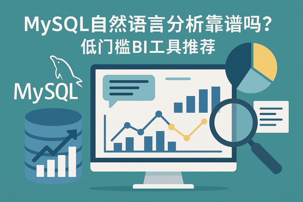 mysql自然语言分析靠谱吗？低门槛BI工具推荐