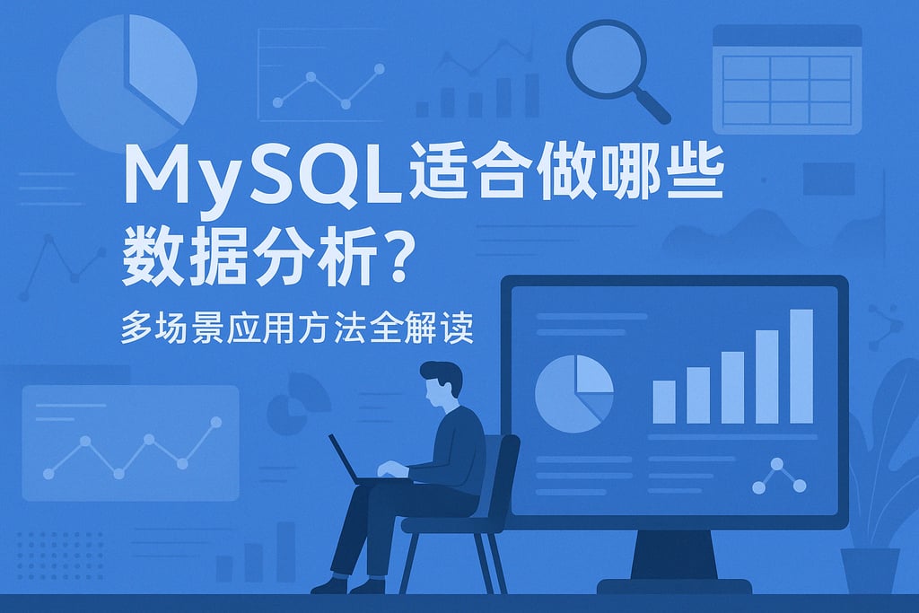 mysql适合做哪些数据分析？多场景应用方法全解读