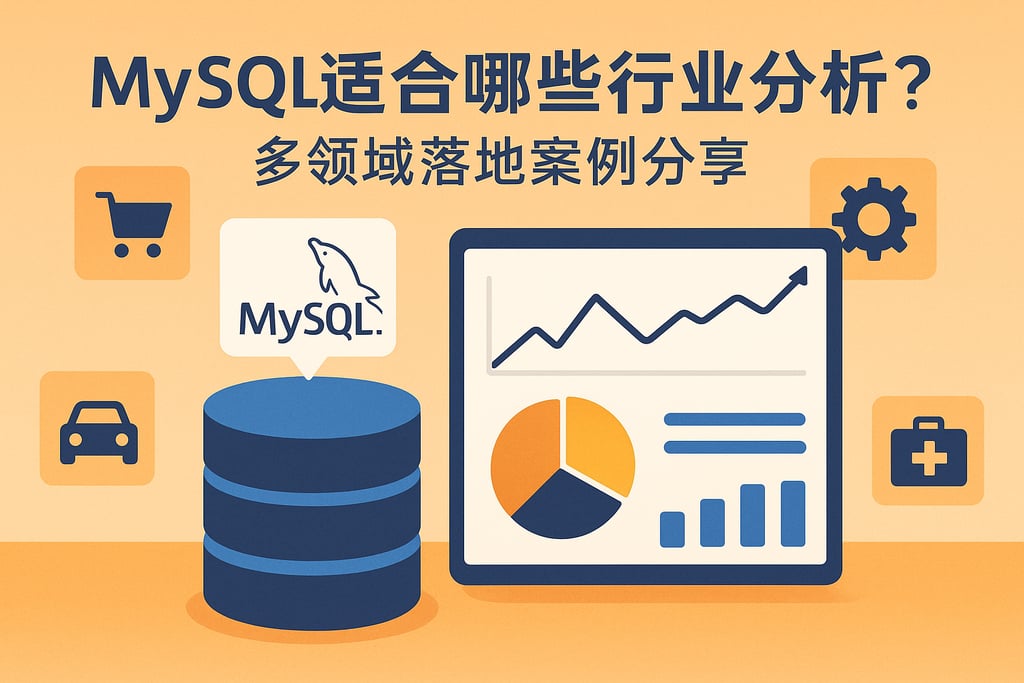 mysql适合哪些行业分析？多领域落地案例分享