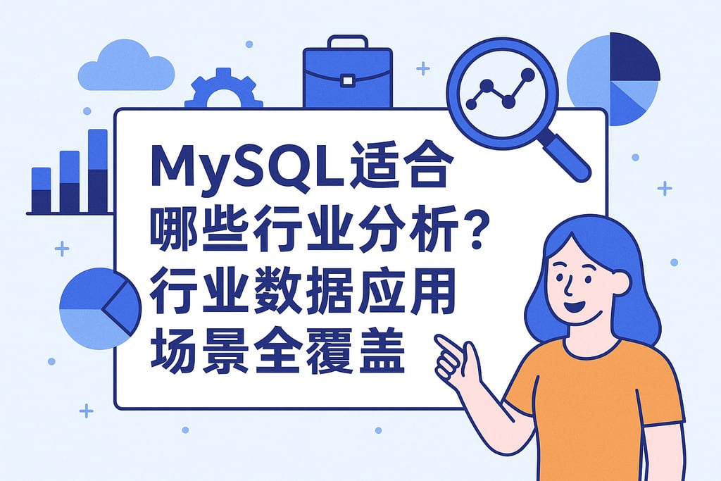 mysql适合哪些行业分析？行业数据应用场景全覆盖