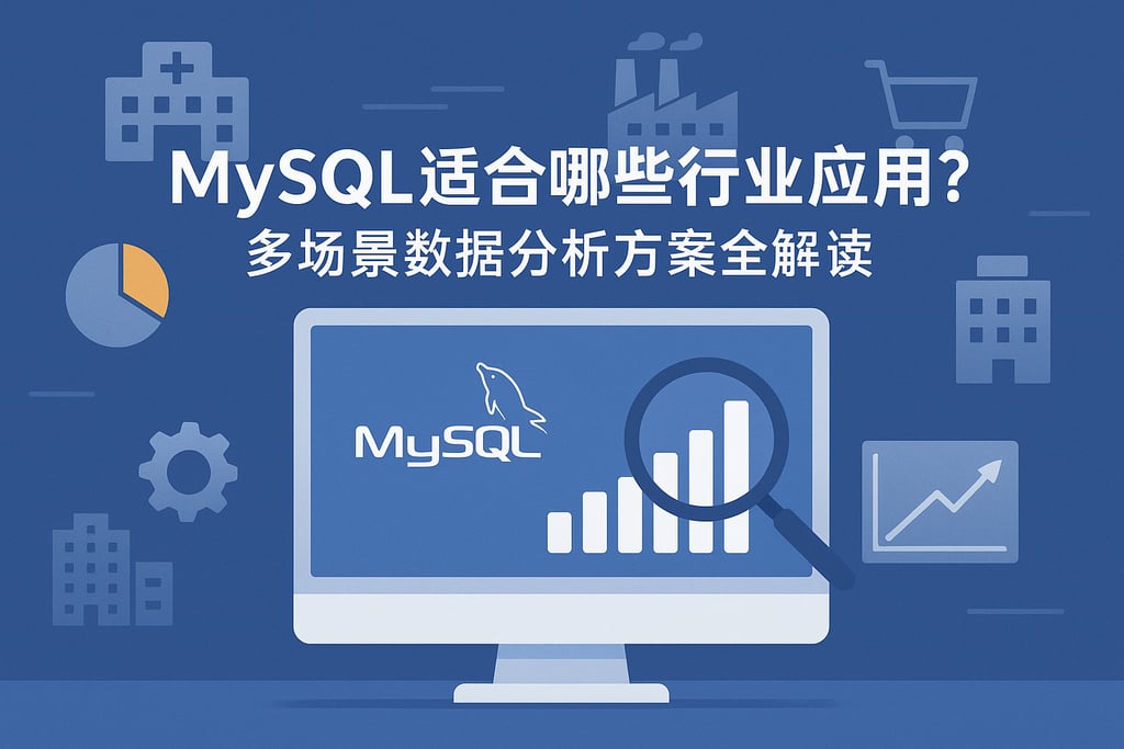 mysql适合哪些行业应用？多场景数据分析方案全解读