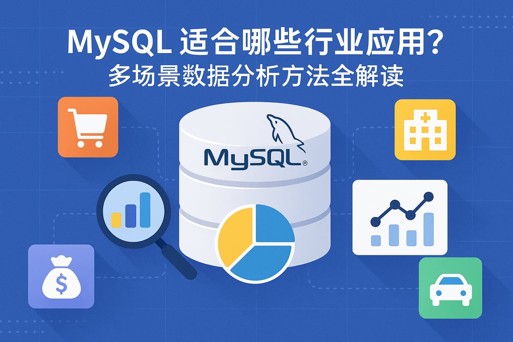 mysql适合哪些行业应用？多场景数据分析方法全解读
