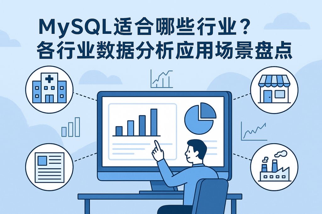 mysql适合哪些行业？各行业数据分析应用场景盘点