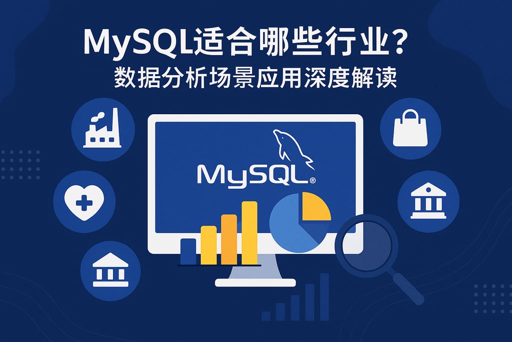 mysql适合哪些行业？数据分析场景应用深度解读。