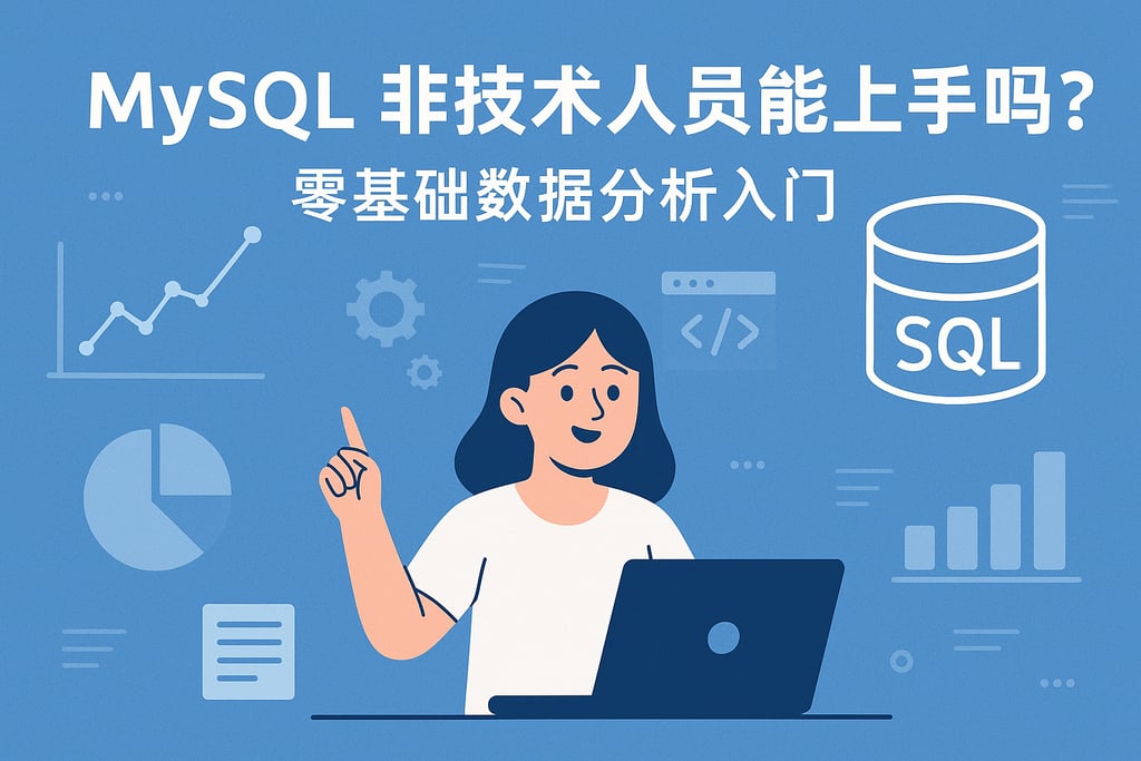 mysql非技术人员能上手吗？零基础数据分析入门