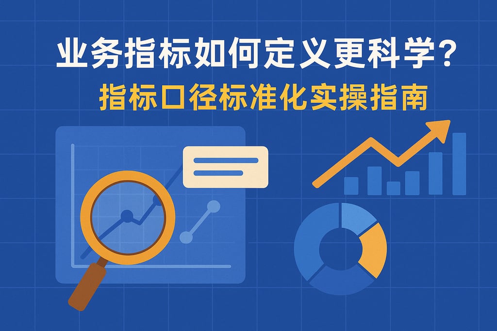 业务指标如何定义更科学？指标口径标准化实操指南