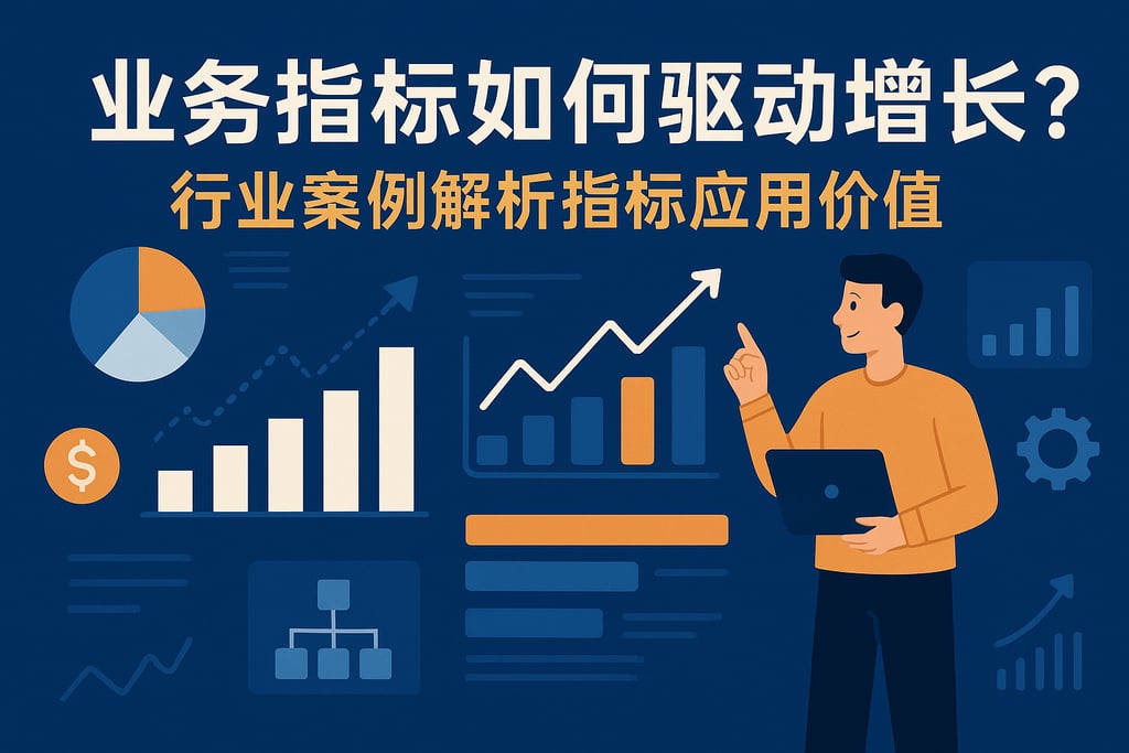 业务指标如何驱动增长？行业案例解析指标应用价值