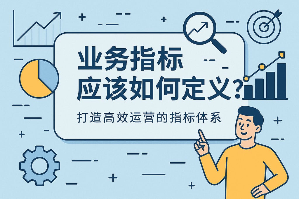 业务指标应该如何定义？打造高效运营的指标体系