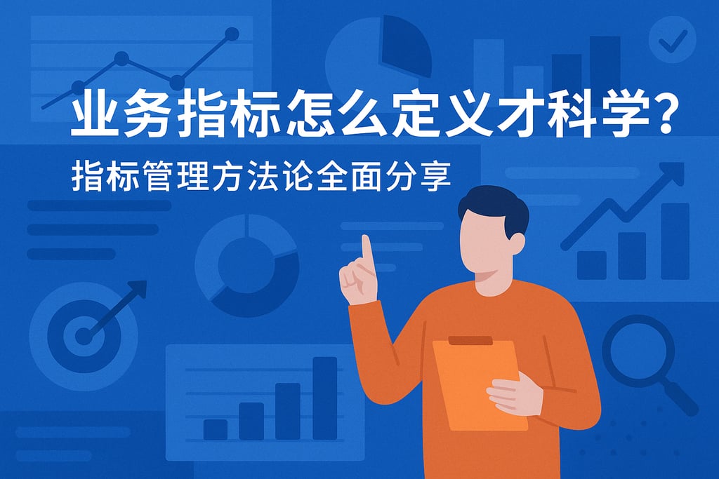 业务指标怎么定义才科学？指标管理方法论全面分享