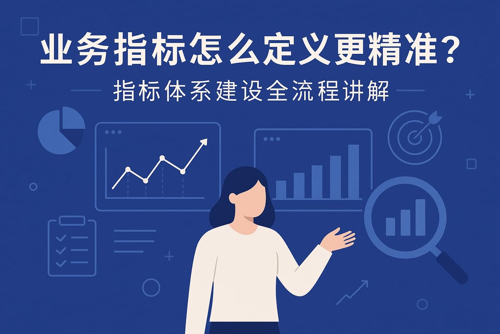业务指标怎么定义更精准？指标体系建设全流程讲解