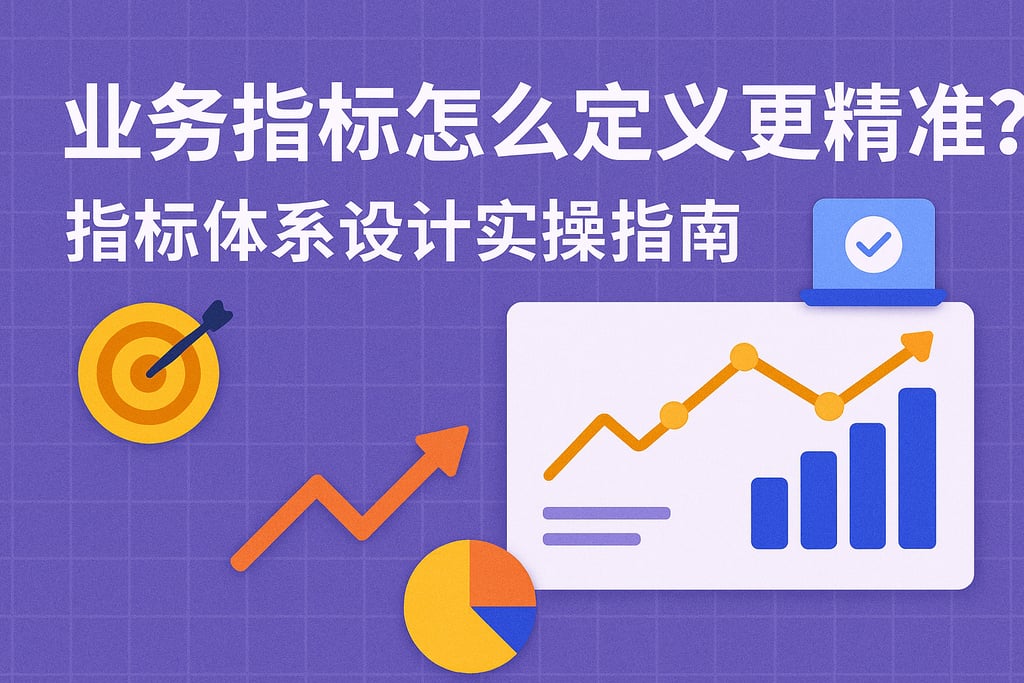 业务指标怎么定义更精准？指标体系设计实操指南