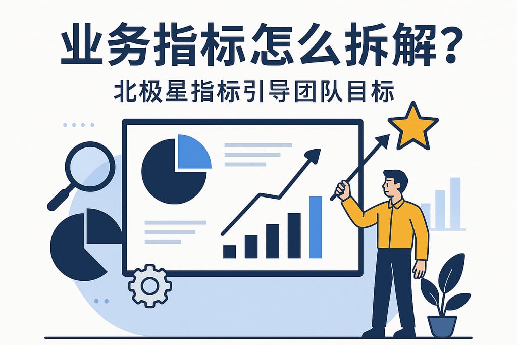 业务指标怎么拆解？北极星指标引导团队目标