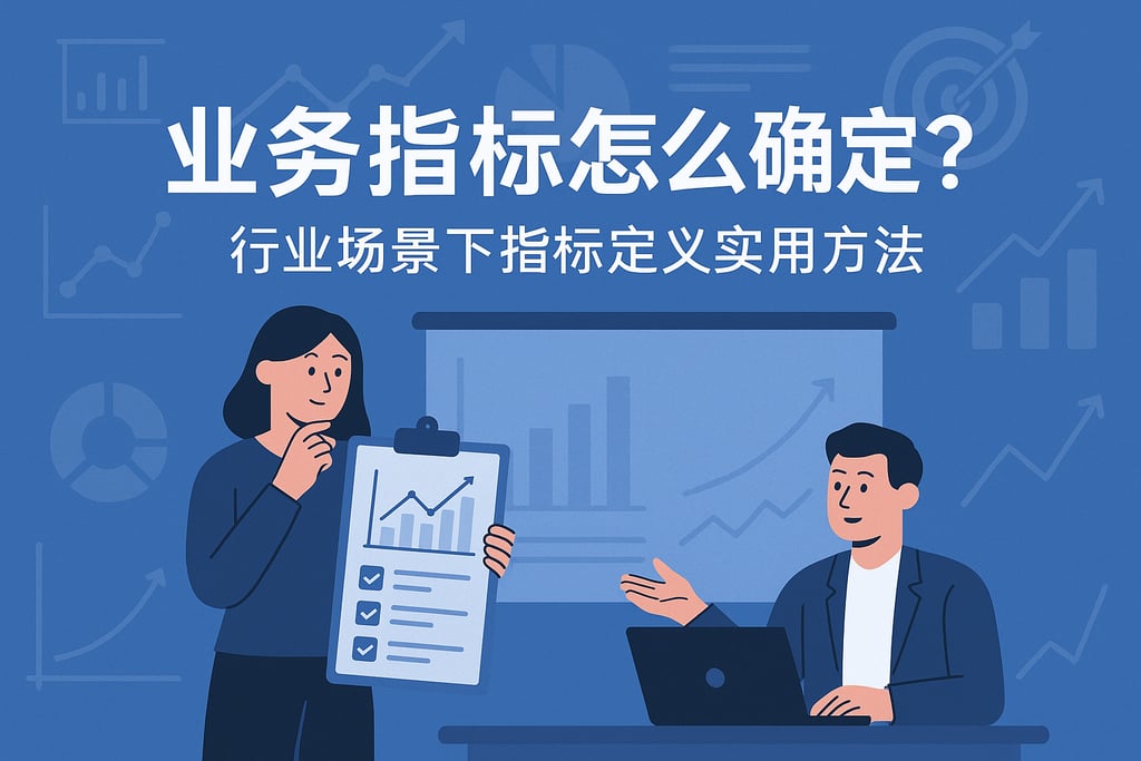 业务指标怎么确定？行业场景下指标定义实用方法