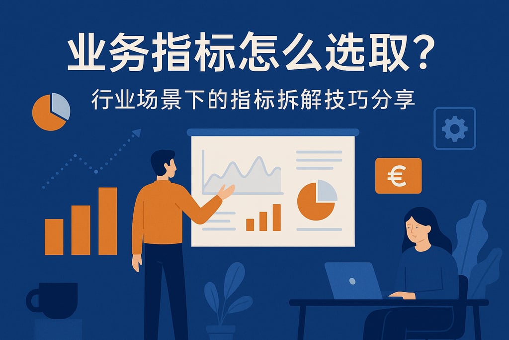 业务指标怎么选取？行业场景下的指标拆解技巧分享