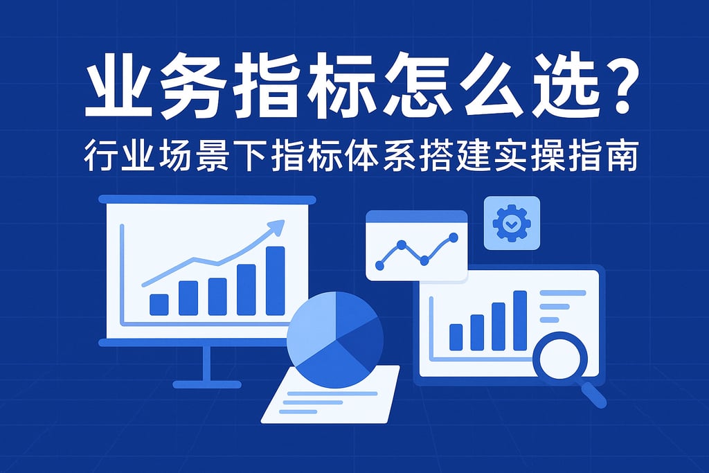 业务指标怎么选？行业场景下指标体系搭建实操指南