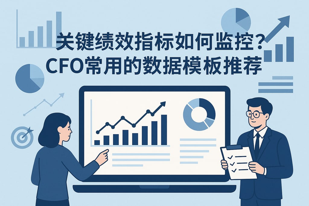关键绩效指标如何监控？CFO常用的数据模板推荐