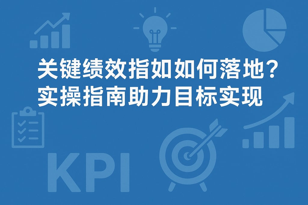 关键绩效指标如何落地？实操指南助力目标实现