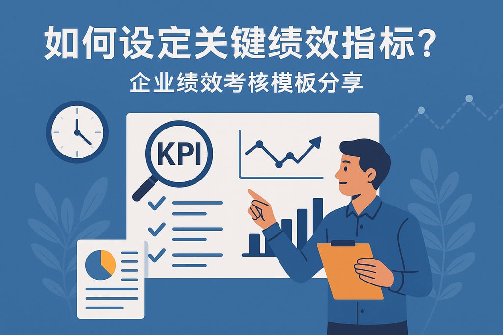 关键绩效指标如何设定？企业绩效考核模板分享