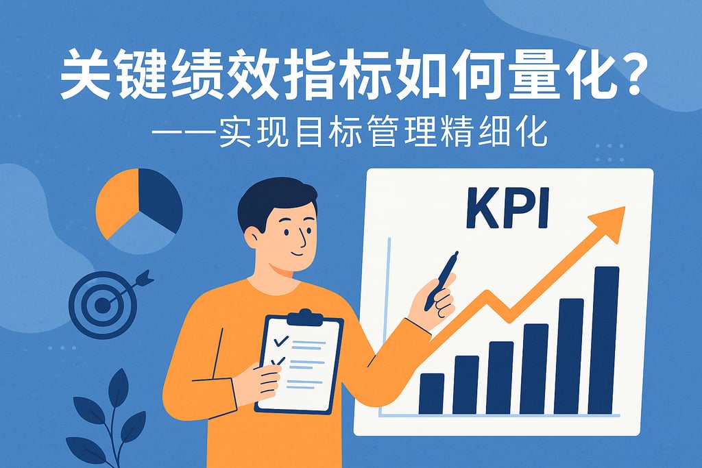 关键绩效指标如何量化？实现目标管理精细化